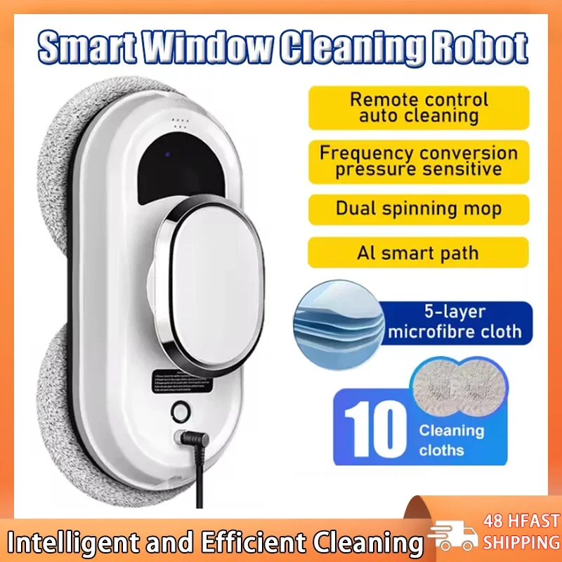 

Smart Home Robot Window Cleaner Window Cleaning Robot Vacuum Cleaner Remote Control Glass Cleaning Robots