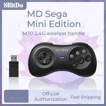 8 Sega Sega 2.4g Wireless Gamepad Game Controller For Sega Genesis And Sega Mega Drive Switch Compatible For PC MacOS Android