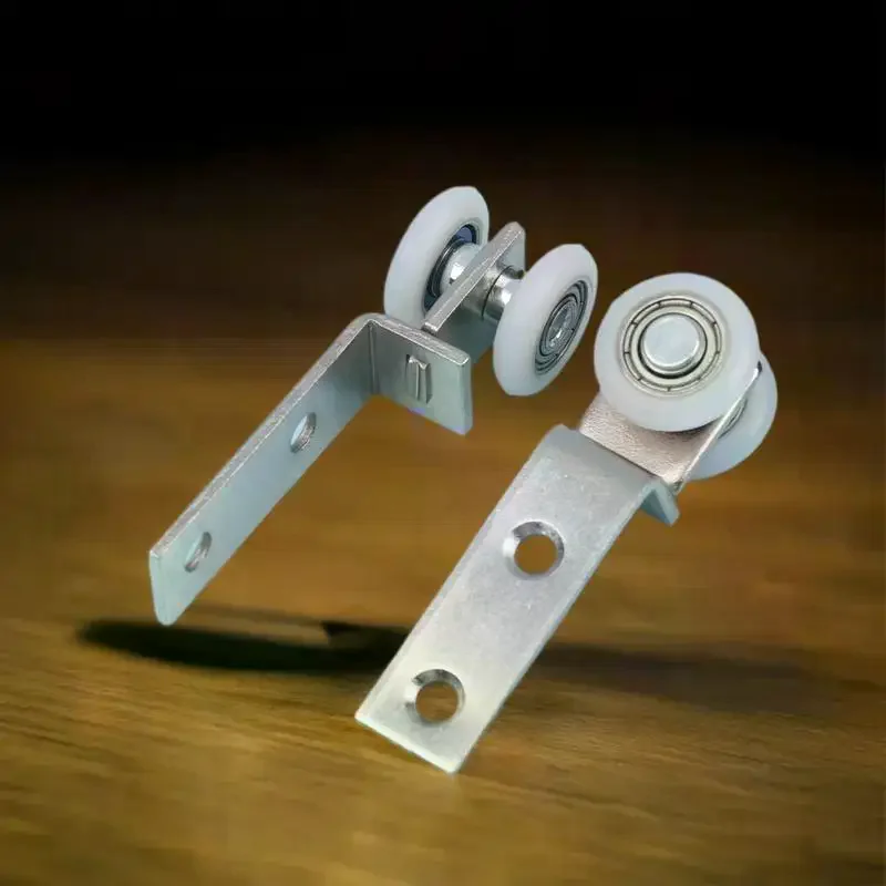 

2pcs Pulley System for Curtain Rails, Sliding Doors and Window Cabinet Tracks.