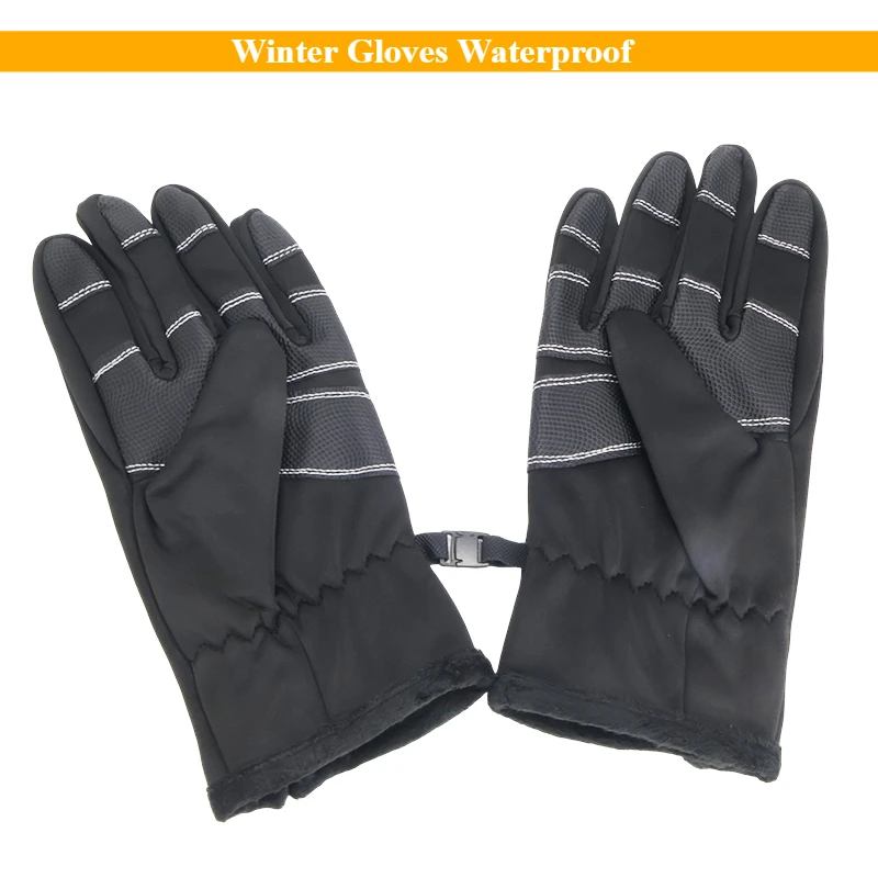 1 Paar Winterhandschuhe, wasserdicht, Thermo-Touchscreen, thermisch, winddicht, warme Handschuhe, kaltes Wetter, Laufen, Reiten, Sport, Wandern, Skifahren