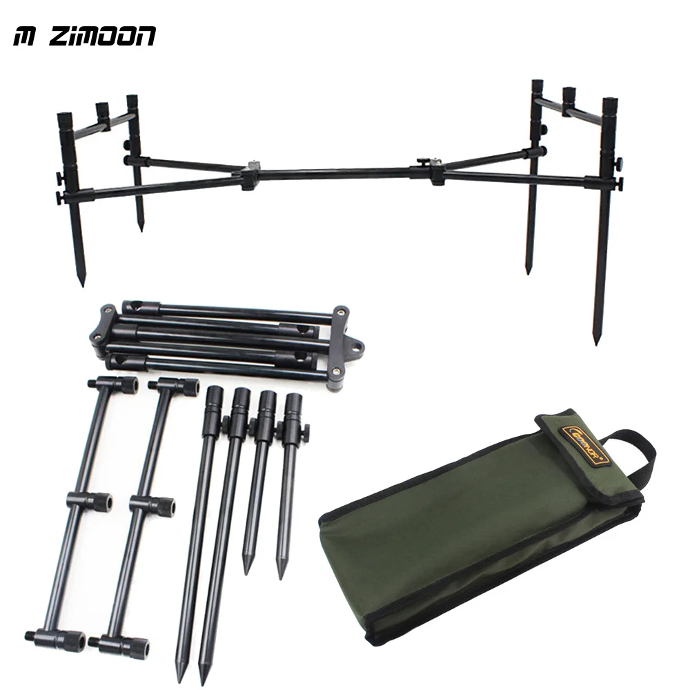 

Adjustable Carp Fishing Rod Stand Holder Retractable Fishing Pole Pod Stand Bite Alarms Rest Holder Fishing Tackle Accessories