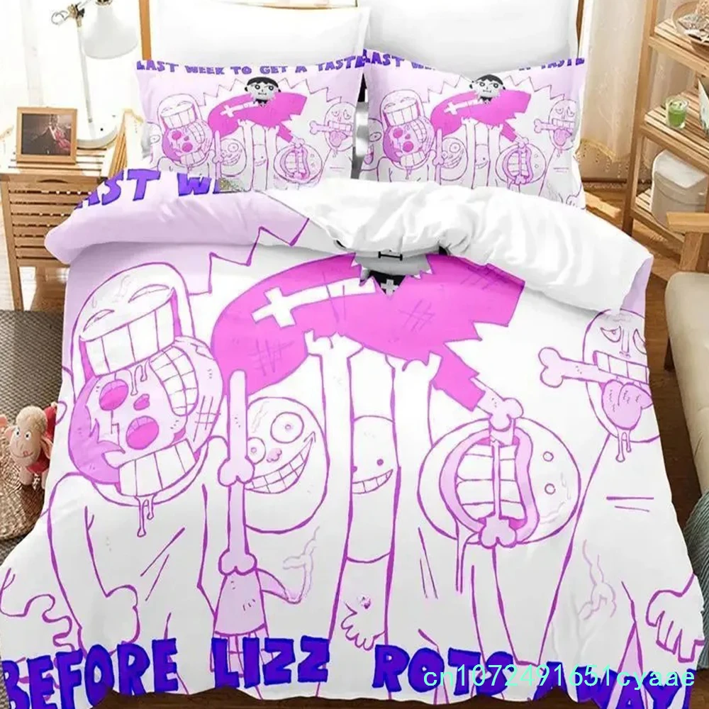 Hot Sale Fashion King Queen Bedding Set Single Twin Full King Size Cute Animals Bed Linen Adults Teens Bedroom Luxury Gift