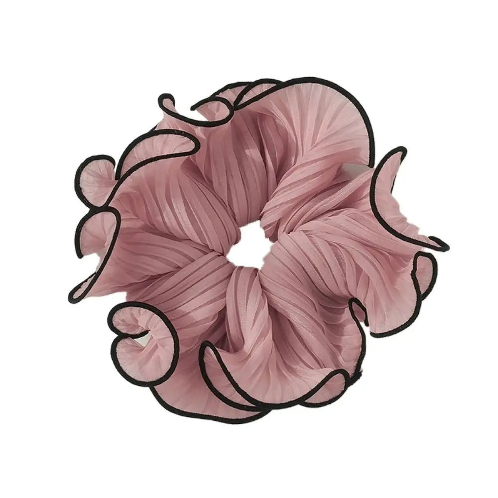 

Wrinkle Chiffon Hair Scrunchies Ponytail Holder Korean Style Exaggerated Hair Band Hair Accessories Hair Rubber Bands