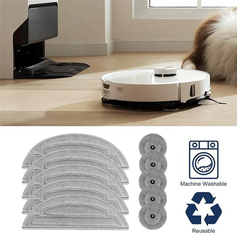 

【Flash Sale】16Pcs Mop Pads Refills For Roborock S8 Maxv Ultra/ G20S Robot Vacuum Dual Sonic Vibrations Modules Edge Mop Pads