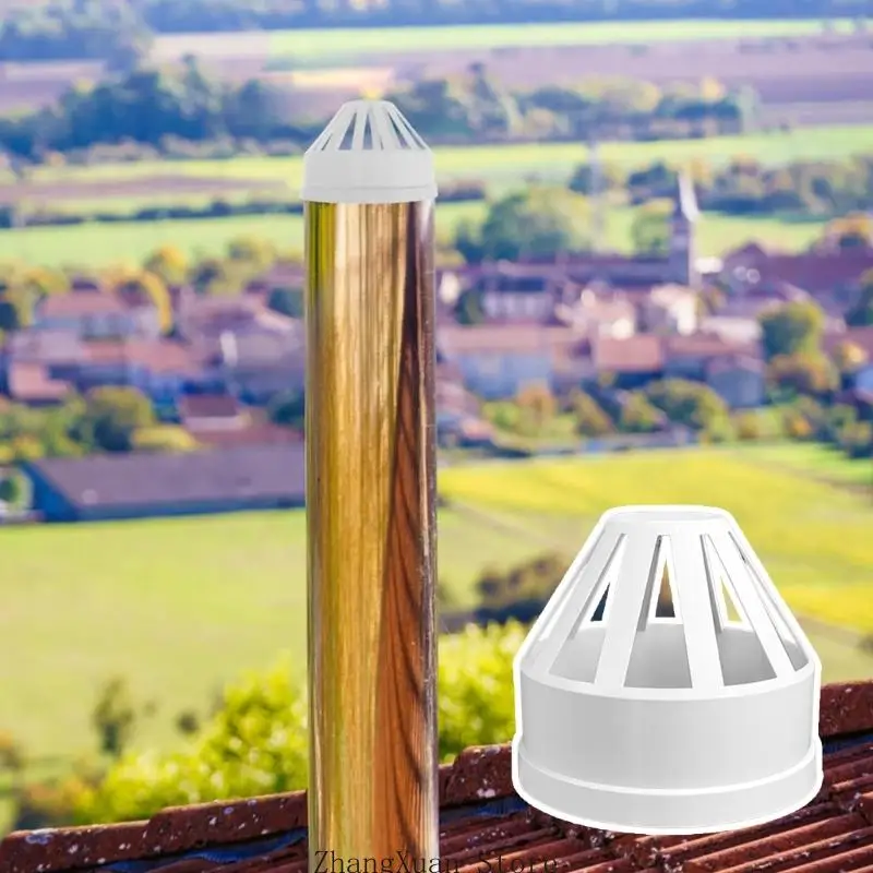 Quickly Install Air Vent Cap Adjustable Durability Roof Pipe Cover Weather Resistant for Various Pipe Size 3XUF