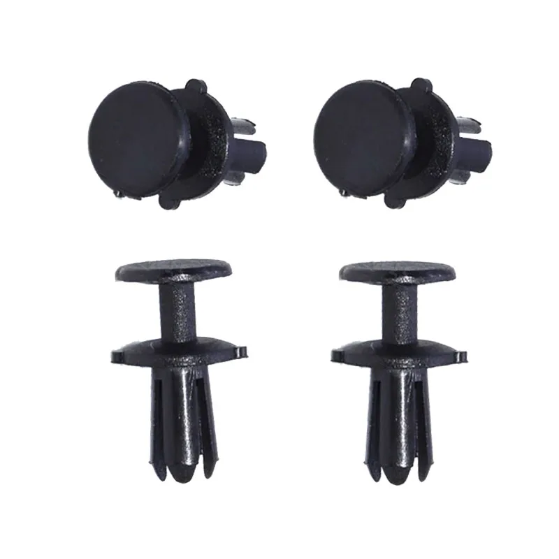 20 peças 5mm clipes de vedação de capô fixadores de para-choque spoiler e rebites de plástico para audi a6 c7 a4 b6 c6 q3 a8 d3 a4 b9 b8 q5 q7