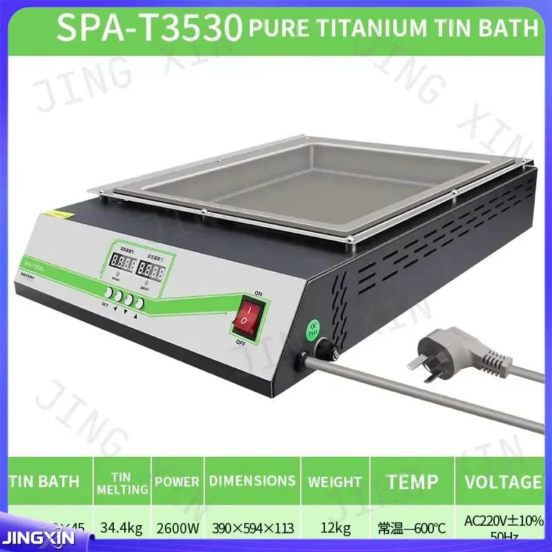 Custom for Desktop Dip Welding Machine Solder Pot Tin Furnace Rectangular Connector High Power Lead Free Hot Tin Tool