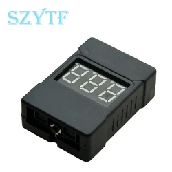 1-8S BBX1-8S 2IN1 Lipo Battery Voltage Tester/Low Voltage Buzzer Alarm/Battery Voltage Checker Dual Speakers For Lipo/Li-ion