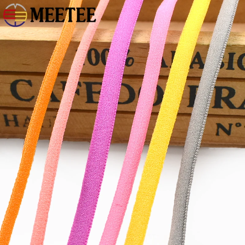 5-20M 3/5mm Elastic Band Hair Ring Shoes Round Ropes Cord Soft Rubber Bands Bra Mask Cap Nylon Elastics Rope Sewing Accessories