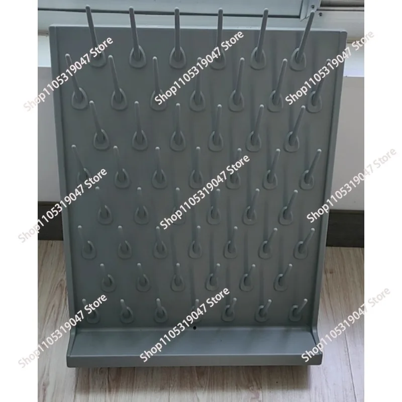Laboratory drip rack PP single and double-sided adjustable beaker holder drain laboratory utensils cool dry rack high density