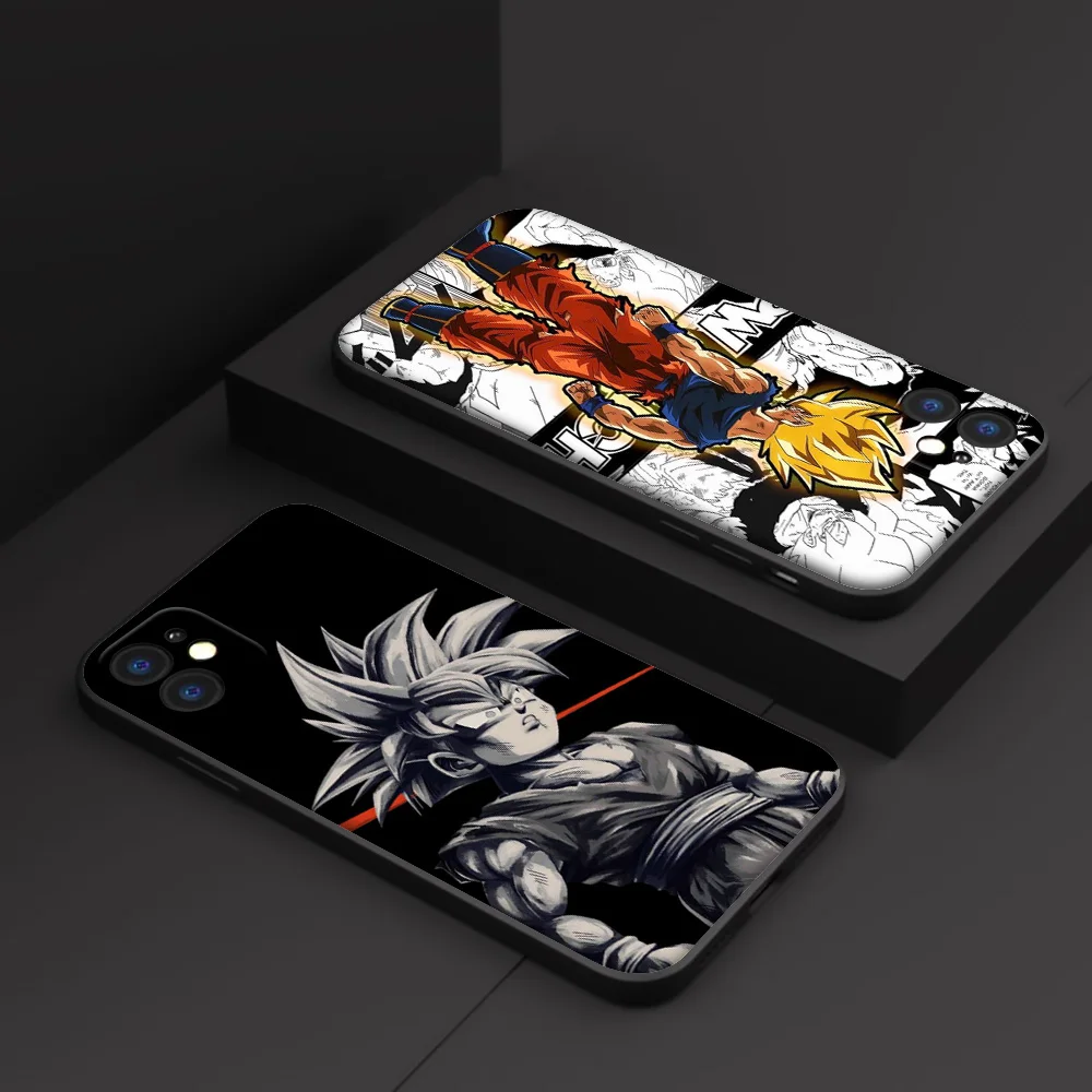 New High-End Phone Case for iPhone 16 15 14 13 7 8 Pro Max Mini Plus JA46 dbz Gohan Anime