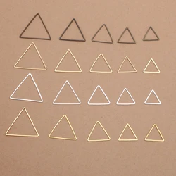 20pcs Metal Triangle Frame Charms Pendant Earrings Bracelet Necklace Connectors for DIY Jewelry Making Findings Supplies