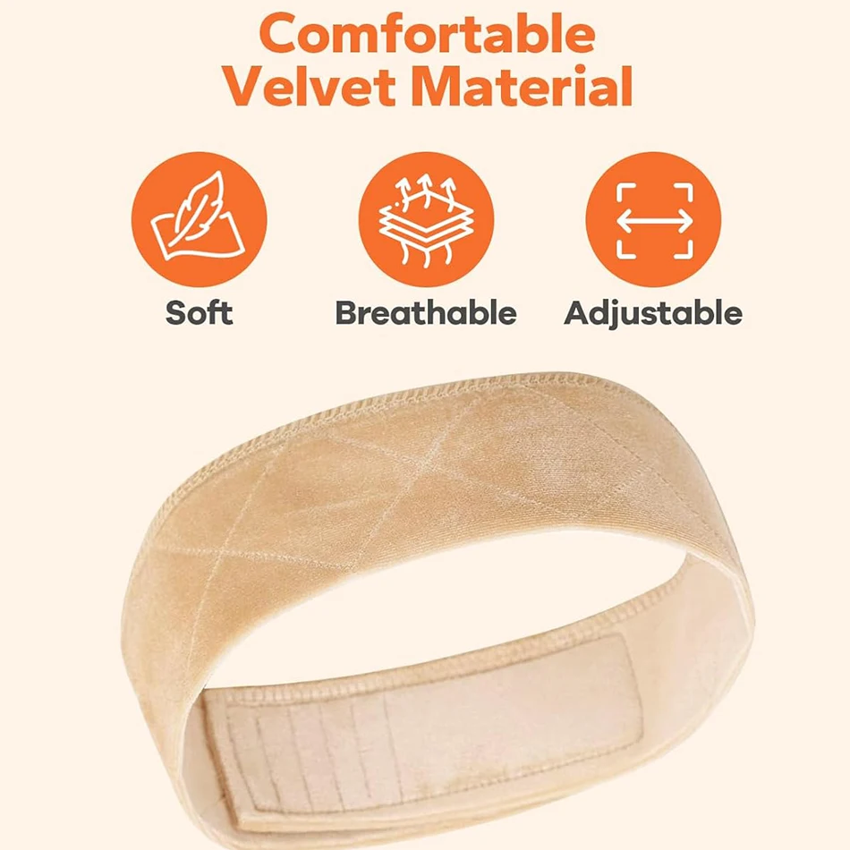 Diadema con empuñaduras de peluca de terciopelo, diademas con agarre ajustable para pelucas frontales de encaje, empuñaduras de peluca de terciopelo suave antideslizantes, diadema para sujetar la peluca
