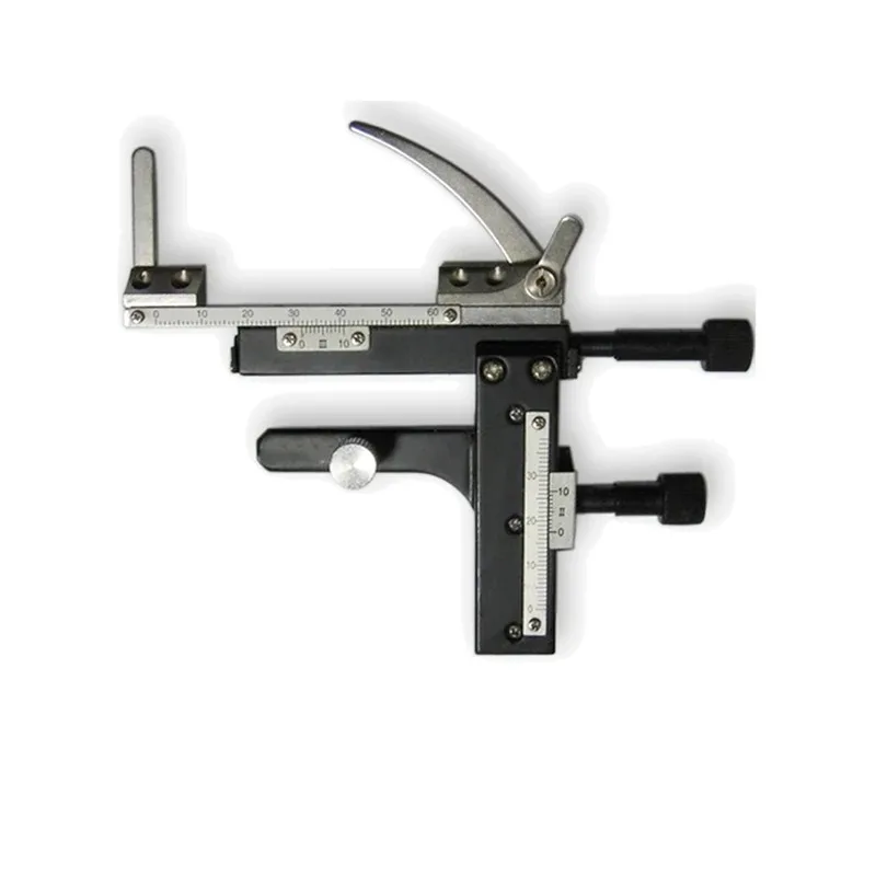 Microscope Moveable Stage Caliper With Scale Attachable Mechanical Stage X-Y High-precision Vernier Biological Tester Accessory