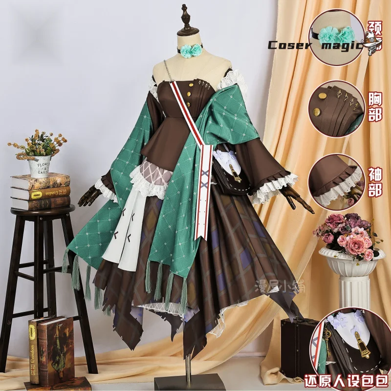 

Arknights Viviana Cosplay Costume Uniform Halloween Carnival Party Christmas Play Role Clothes Clothing for Women