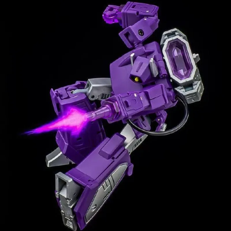 En stock juguetes transformados MS-TOYS MS-B32A MS-B32A onda de choque robot humanoide en movimiento modelo G1 pequeña proporción colección de regalos