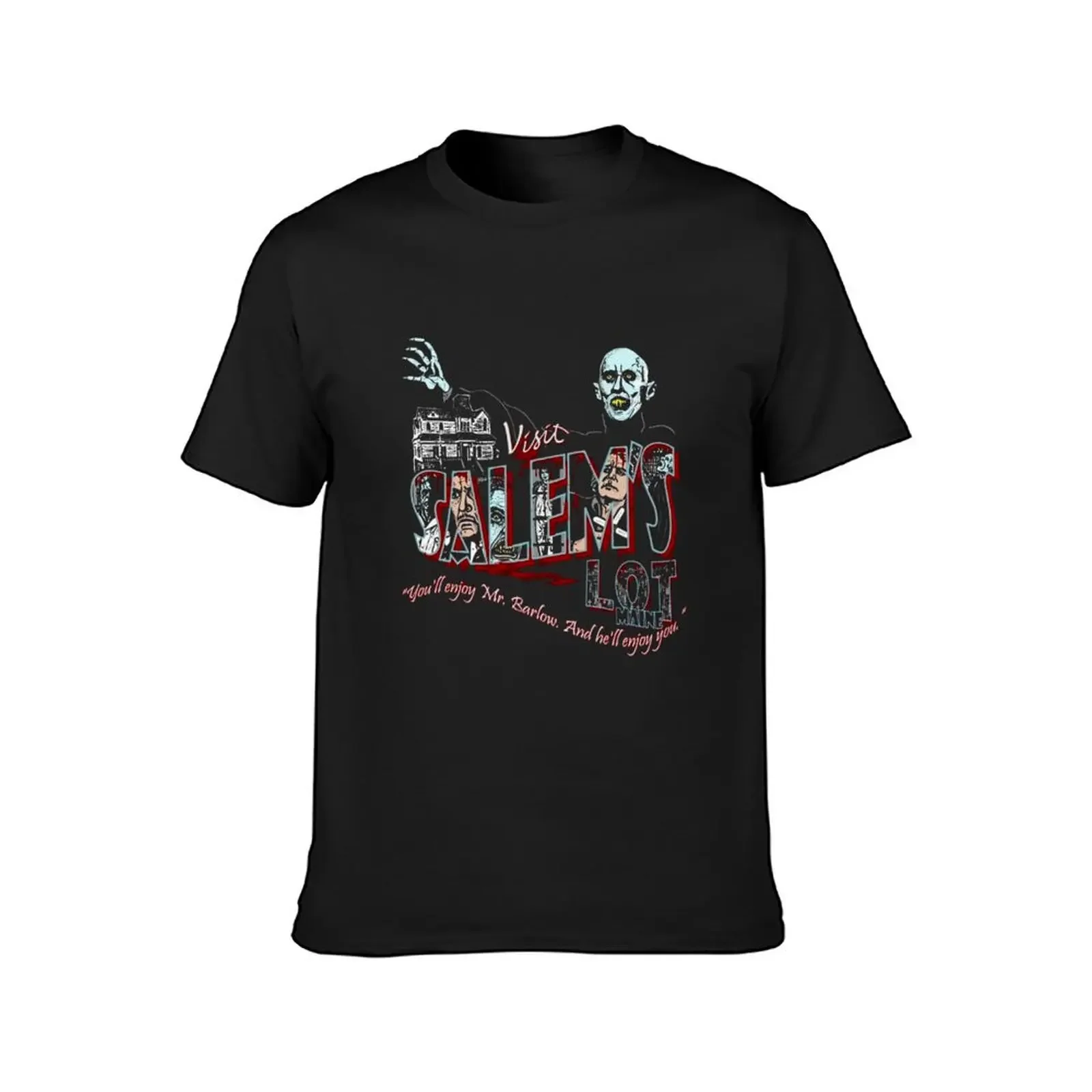 Visit Salems Lot Maine You'll enjoy Mr Barlow and He'll enjoy you T-Shirt Blouse customs black t shirts for men