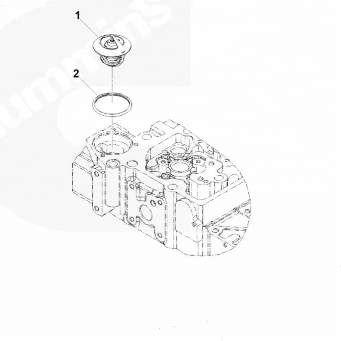 1 pcs For CUMMINS for Dcec 3974823 ISDE diesel engine thermostat