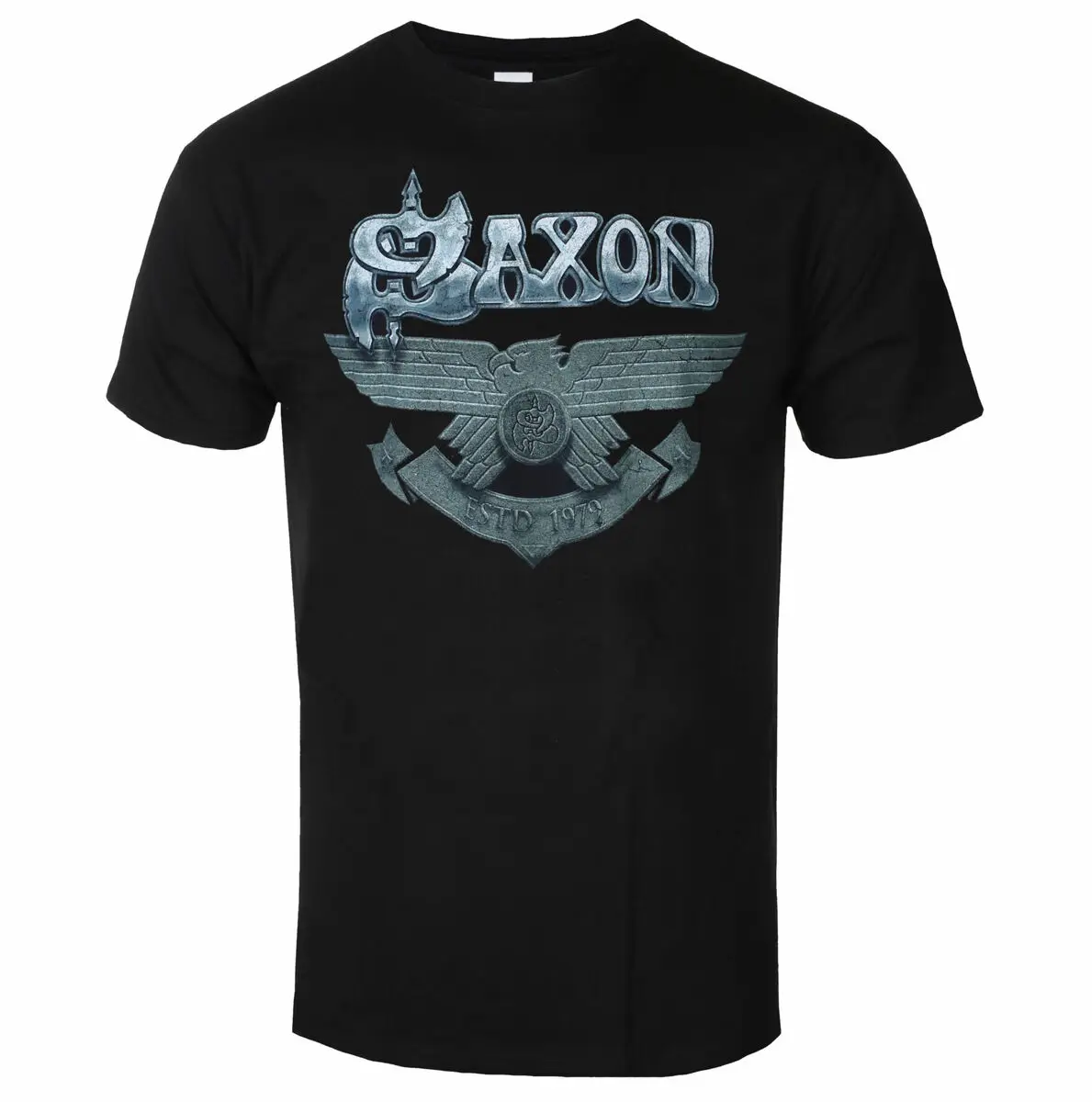 Y2k Saxon Band Graphic Cotton T-shirt Unisex Short Sleeve Fashion Brand Tee Luxury Casual Vintage Tees