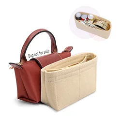 Organizer per borse per borsa Tote piccola Longchamp borsa per riporre e rifinire borsa interna fodera per borse inserto Organizer fit Mini Size