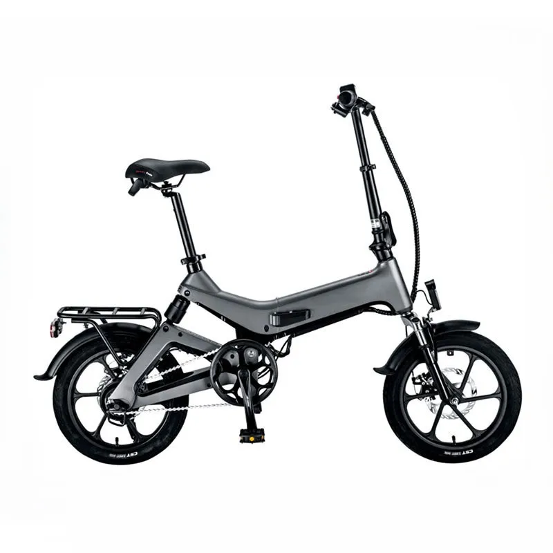 

Популярная распродажа, 16-дюймовый электрический складной велосипед 36V250W, высококачественный велосипед с литиевой батареей и двойной подвеской