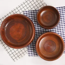 Natural Camphor Wooden Bowl Healthy Wooden Salad Noodle Rice Bowl Fruit Bowl