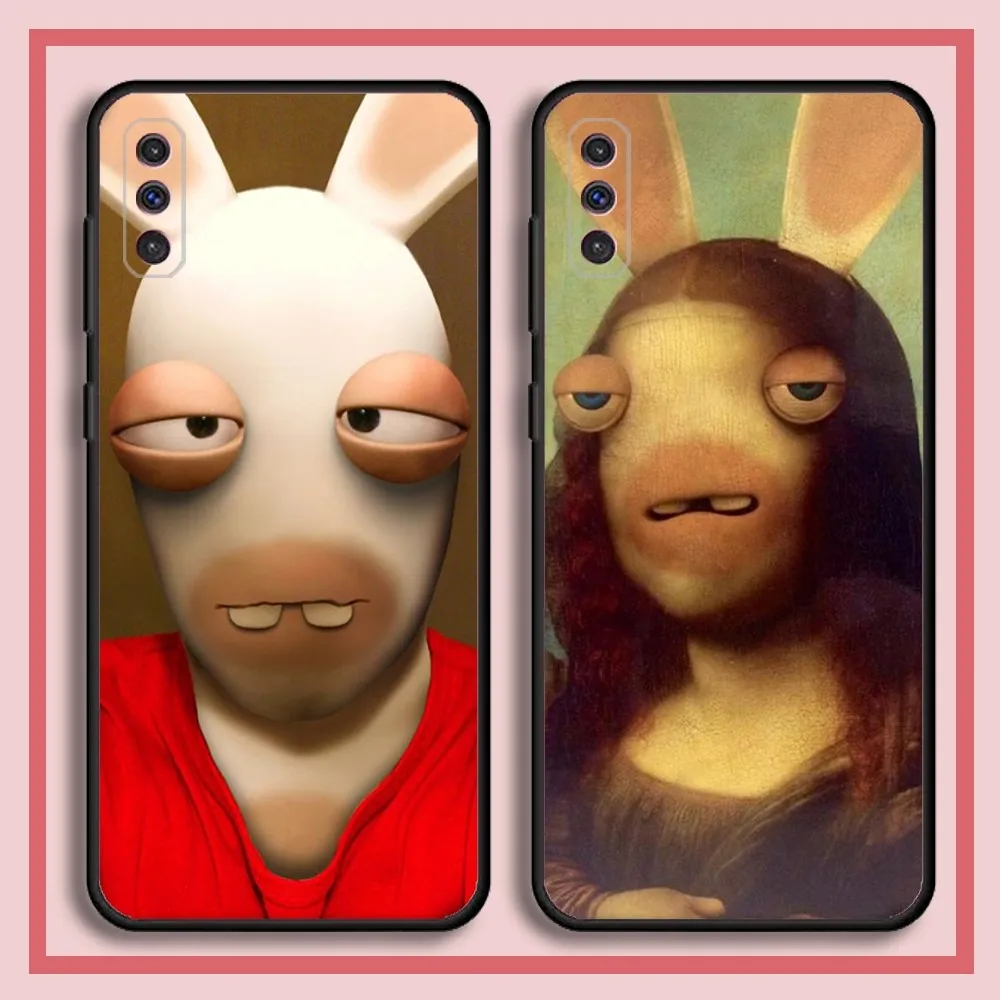 

Raving R-Rabbids Phone Case For Samsung S23,23,22,30,21,10,9,Note20 Ultra,Lite,Ultra,5G,Plus,FE,Black Soft Case