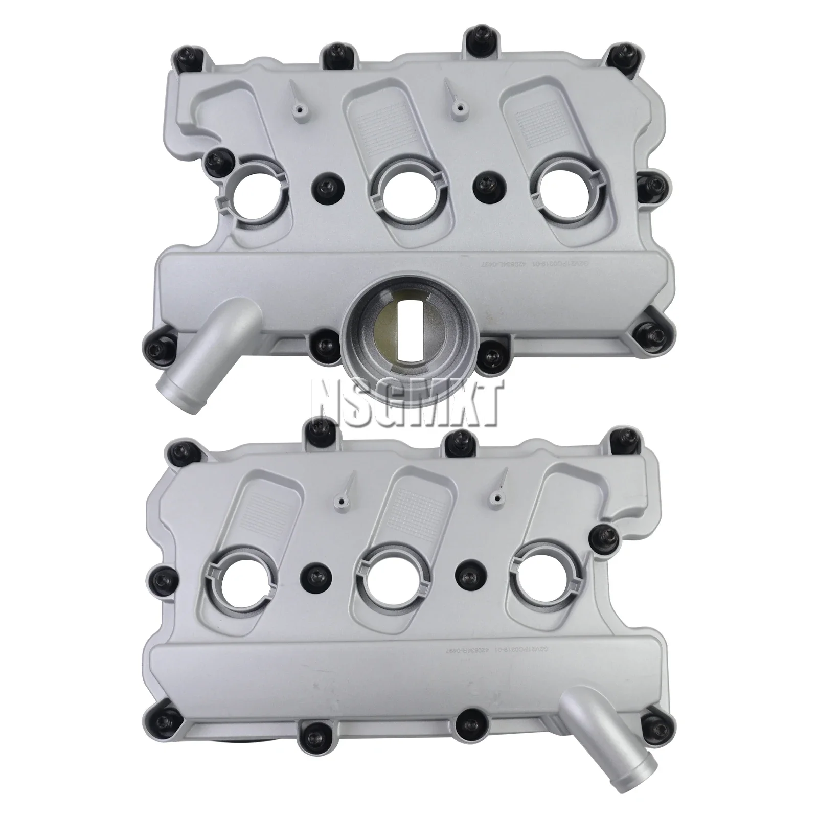 AP01 2X Cylinder Head Valve Cover for Touareg Audi A4 A6 3.0L Left & Right Side 06E103471S 06E103472N