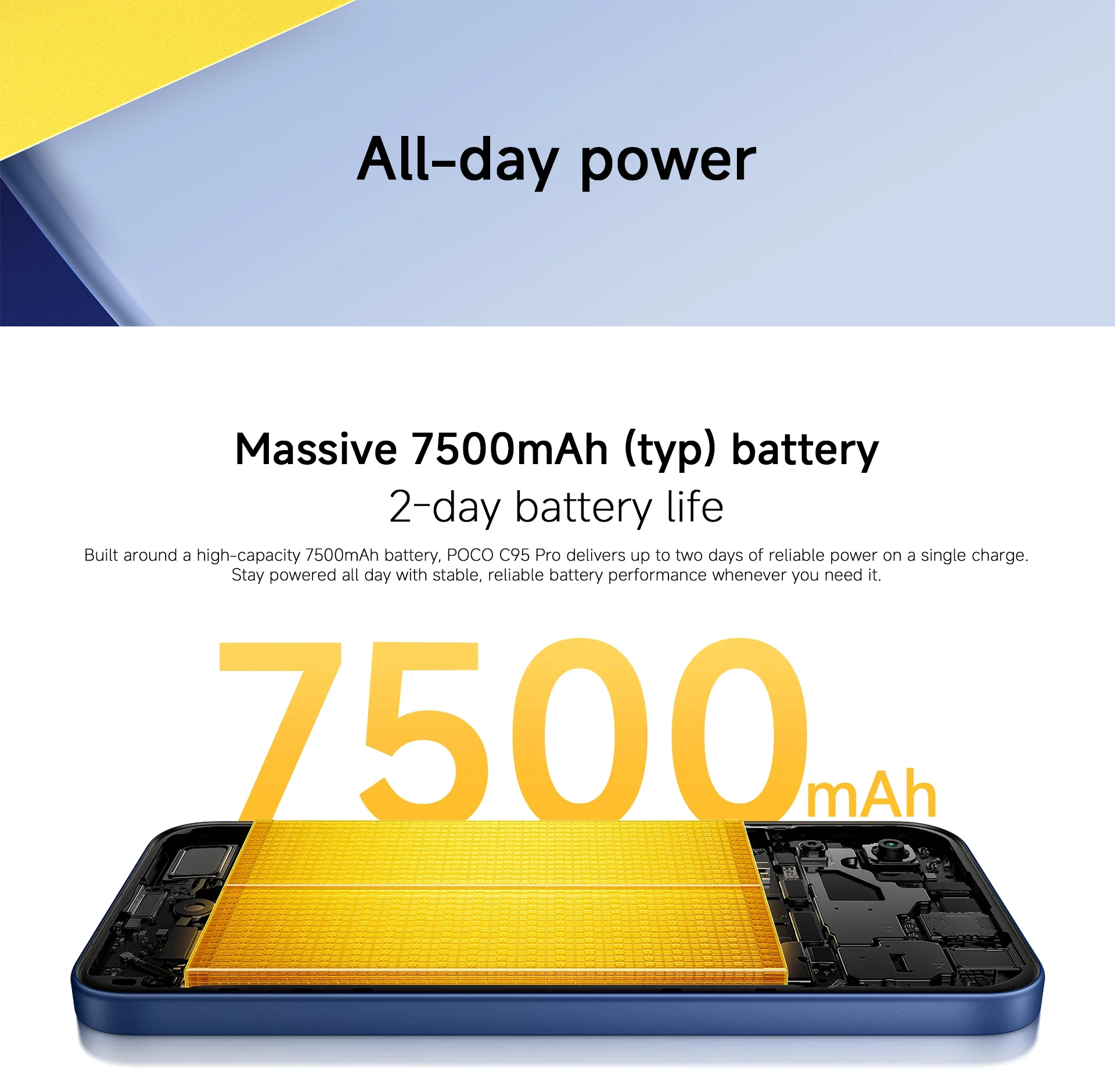 POCO C95 Pro Global Version Smartphone Helio G91-Ultra 7500mAh 45W Turbo Charging 120Hz 50MP 6.9" Display