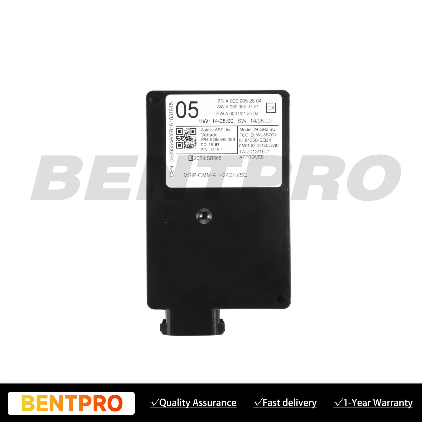 Front Radar Sensor Control Unit A0009052804 For Mercedes C-Class W205 15-18