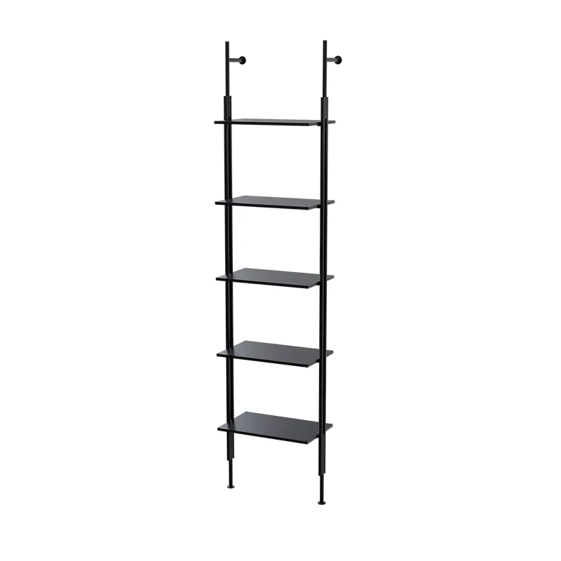 Multi-layer shelves, shelves, floor partitions, display racks, living room wrought iron bookshelves