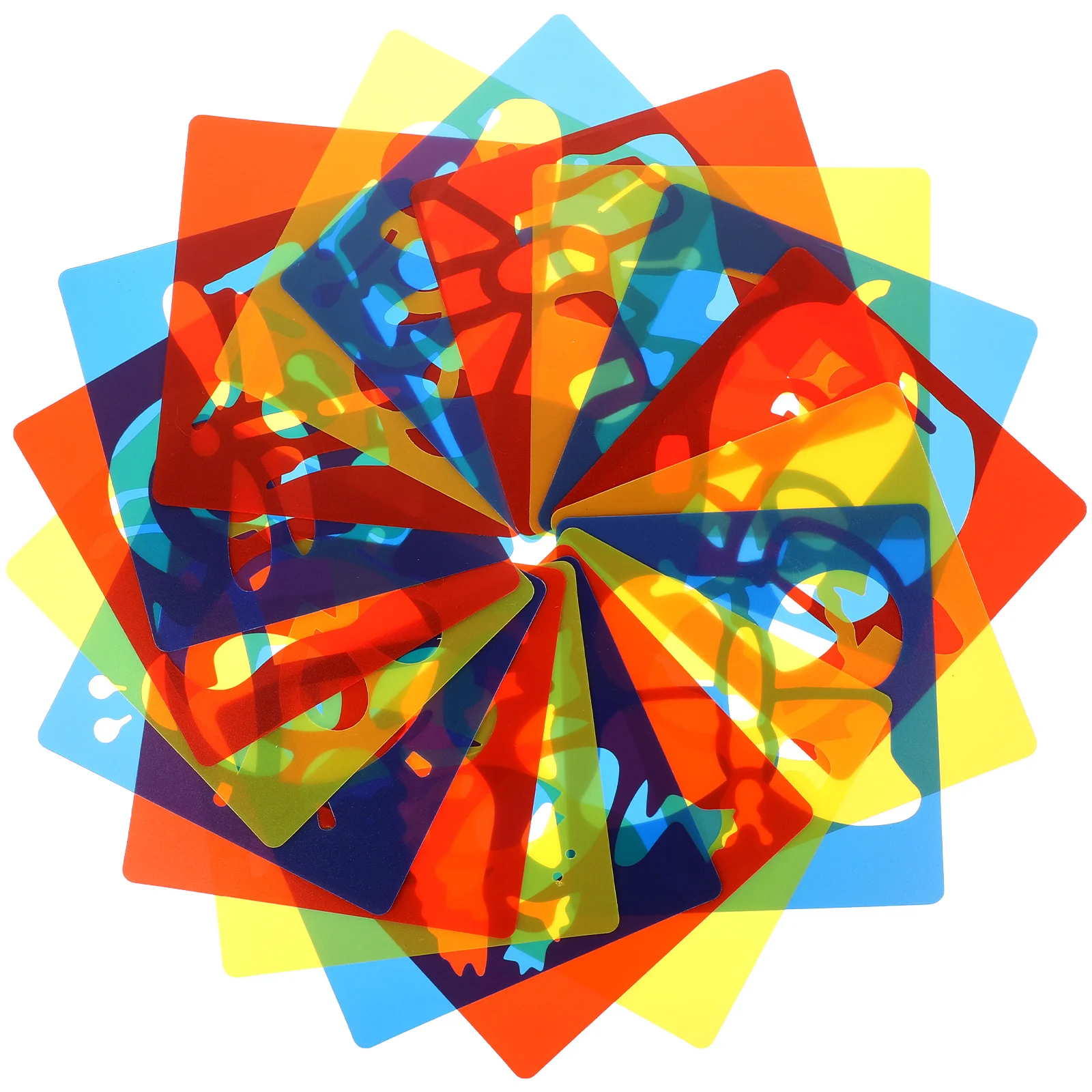 18 Pcs Dinosaur Stencils Children's Drawing Template The Animal Tool Miniature Toys Animals