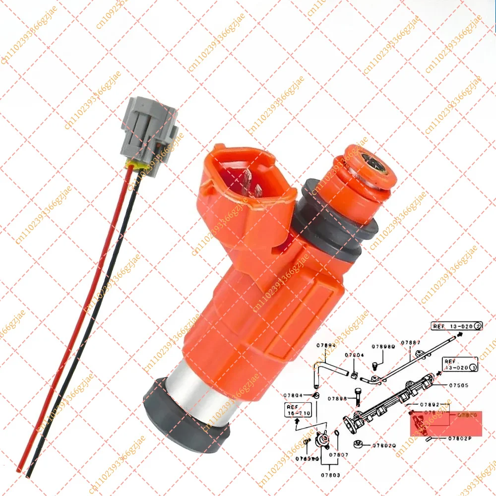 Fuel Injector MD319791 for Chevy Tracker Chrysler Sebring Dodge Stratus Suzuki Vitara Mitsubishi Eclipse Galant