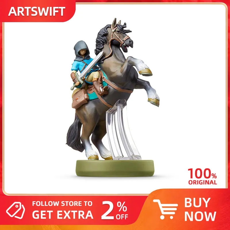 ARTSWIFT Store Figurine for NS BOTW - Link Rider NFC Original Asia Version Region Free Brand New