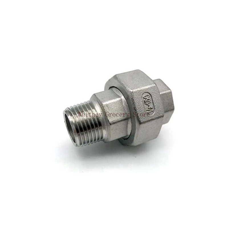 1/4 - 2 inches BSP Male to Female Thread Screw Union 304 Stainless Steel DN8 - DN50 Water Pipe Fitting Loose Joint Connector