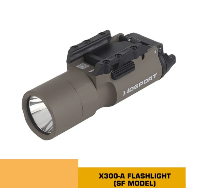 SF X300U مصباح يدوي 800 لومينز مسدس الصيد التكتيكي GL 17 19 تعليق الشعلة الرياضة في الهواء الطلق خوذة سريعة ضوء والعتاد #1