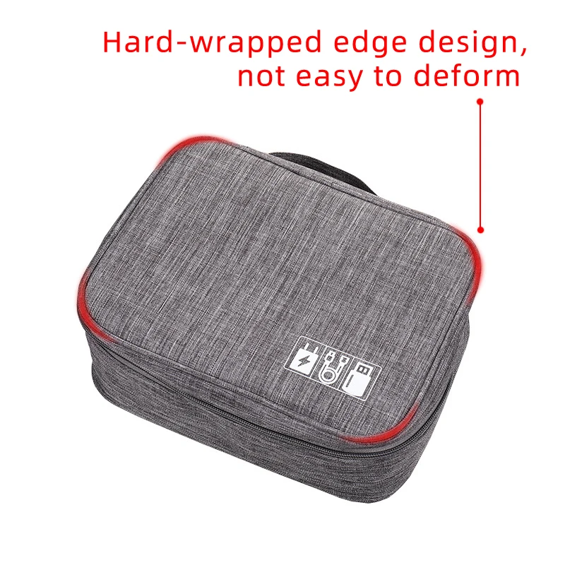 

Car Digital Product Storage Bag Travel Charging Cable Organizer Case
