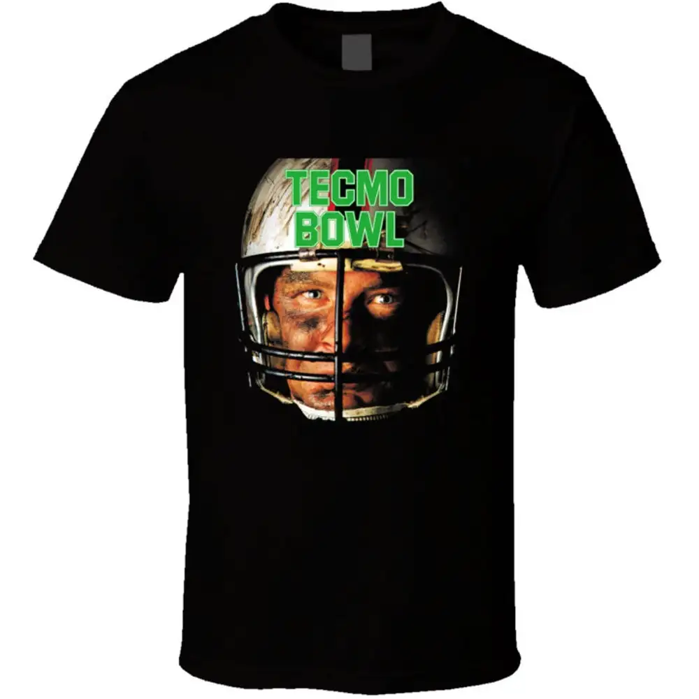 Tecmo Bowl Box Art Retro Football Video Game T Shirt