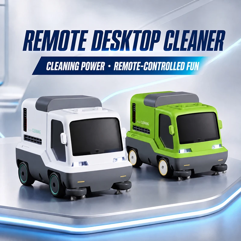 Mini R/C Remote Control Vacuum Cleaner Car Drift Desktop Cleaning Truck 2.4G Wireless R/C Toy Car Creative Boys Birthday Gifts