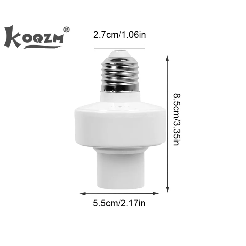 1Pc bezprzewodowy pilot E27 gniazdo światła uchwyt lampy do żarówek LED gniazdo lampy bezprzewodowy zestaw włącznika światła AC180-240V