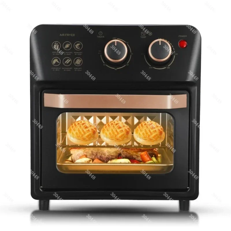 Electric Oven EU Plug 14L Multi-Functional Household Air Fryer Fully Automatic Intelligent Oven Fryer Visual Baking