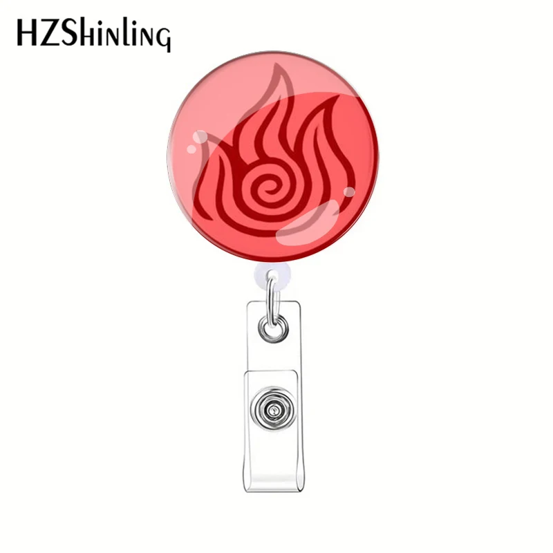 2023 Avatar The Last Airbender Pattern Retractable Badge Reel ID Card Holder Nurse Doctor Student Card Reel Office Accessories