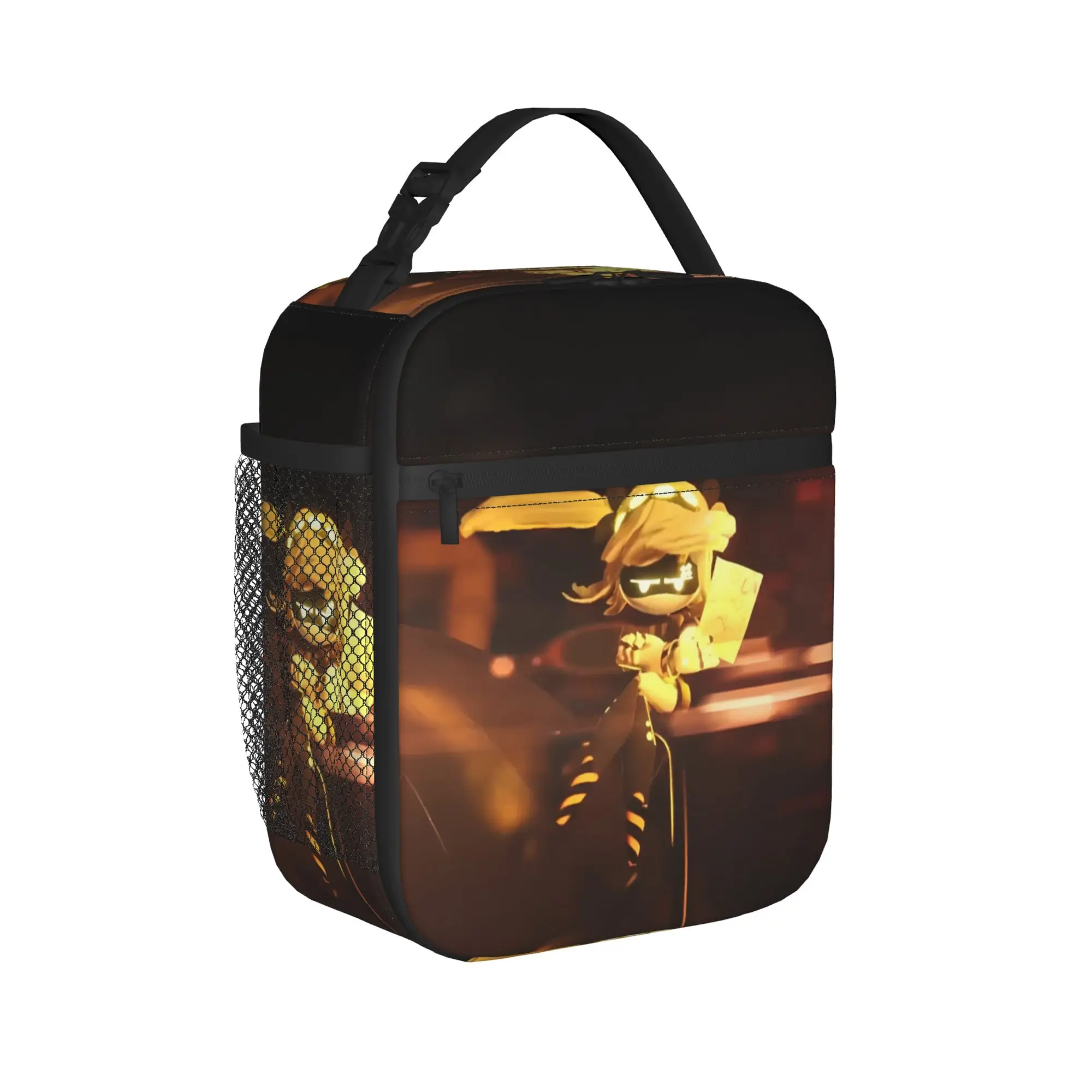 

Изолированные сумки для обедов Murder Drones, портативные контейнеры для еды Uzi Doorman, сумка-холодильник, сумка-тоут, ланч-бокс для офиса, путешествий, для девочек и мальчиков