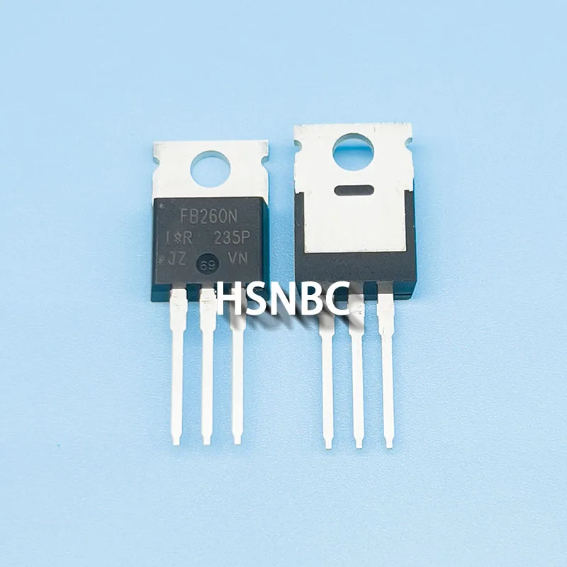 Transistor do poder do N-canal, IRFB260N, IRFB260NPBF, TO-220, 200V, 56A, MOSFET, original de 100%, importado, novo, 10 PCes pelo lote