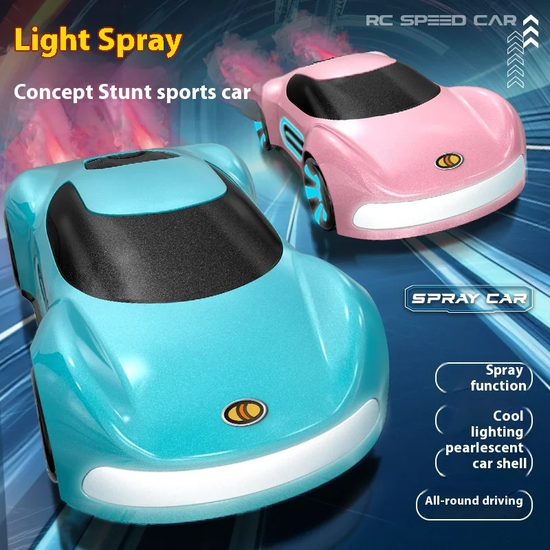 

Gesture induction spray remote control toy car drift four-wheel drive boy sports car racing color box packaging gift