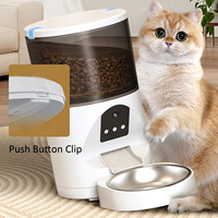 Smart Pet Feeder With Camera - 6L Automatic Cat Dog Feeder, APP Remote Control, Timed Feeding & Voice Call, Dual Power Supply