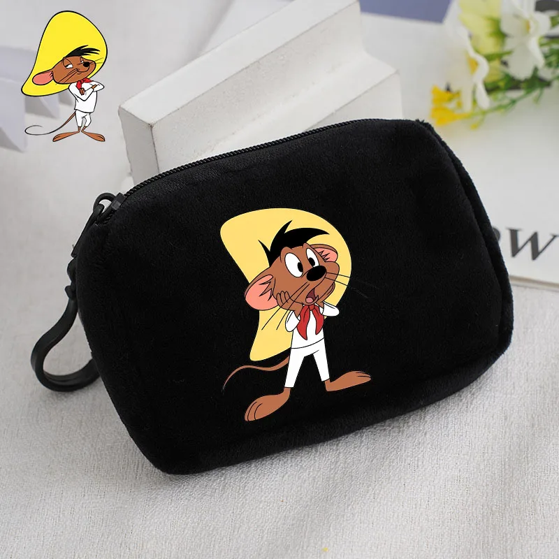 

Cartoon Mouse New Plush Coin Purse Kawaii Causal Square Storage Bag ID KeyCase Female Wallet Handbag Girls Women Travel Purses