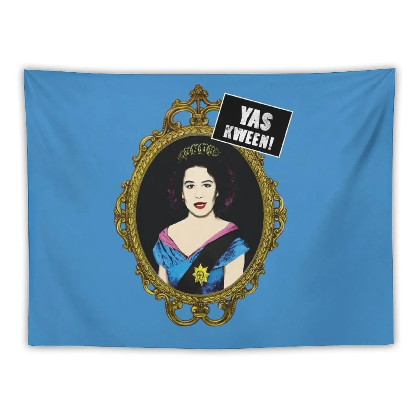 yas kween - broad city meets queen elisabeth 2 Tapestry Home Decoration Decorations For Your Bedroom Tapestry