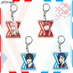 DARLING in the FRANXX Acrylic Keychain Cartoon Character Ornament Key Bag Pendant Clothing Accessories