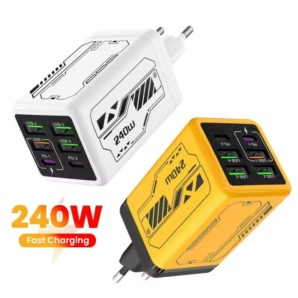 240W 6 Port Usb C F…